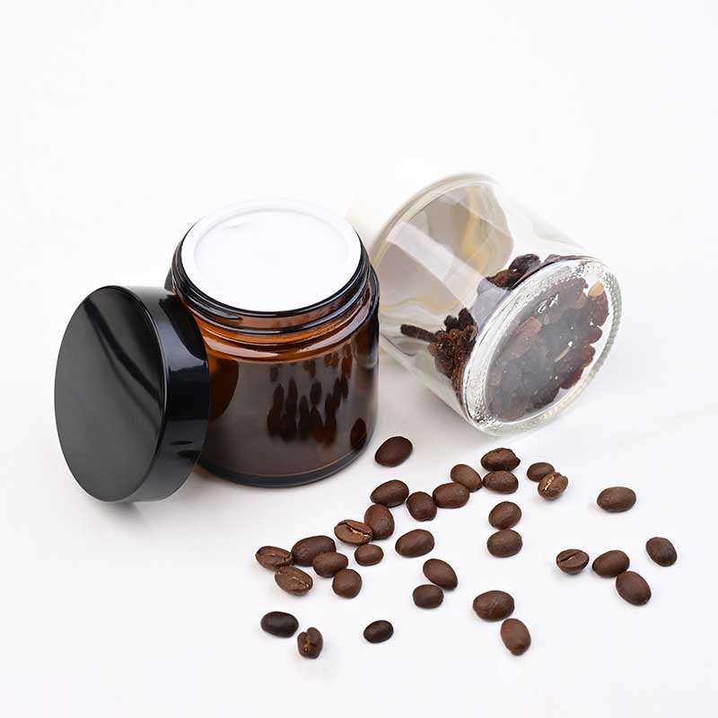 Coffee Tea Jars - Portable Coffee Bean Storage Glass Jar