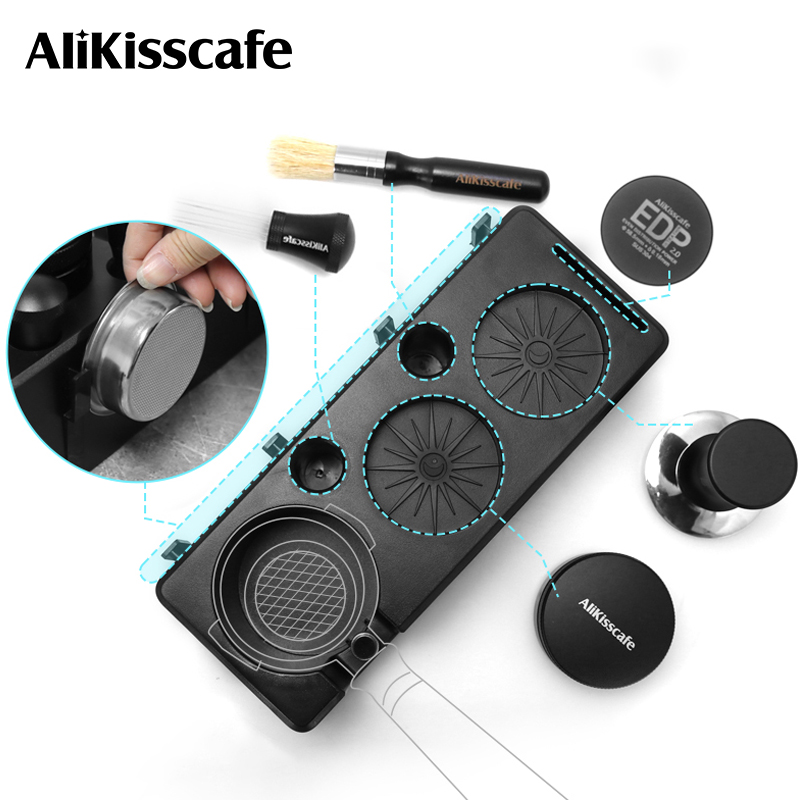 Coffee Tea Espresso - AliKisscafe Coffee Tamping Station Portafilter Holder