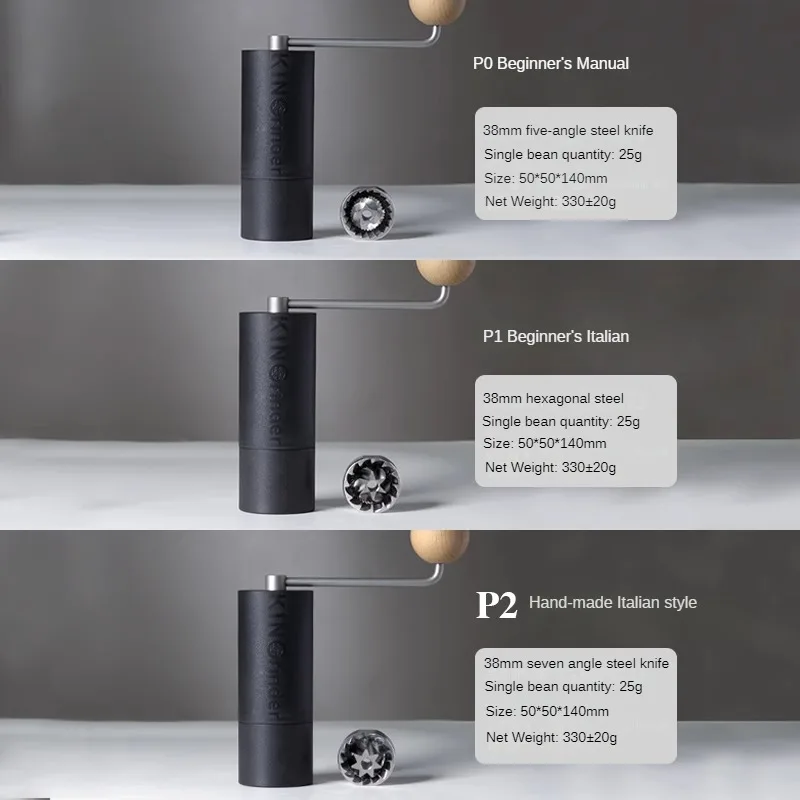 Kingrinder P1 P2 Manual Coffee - Burr Hand Grinder 评论和价格