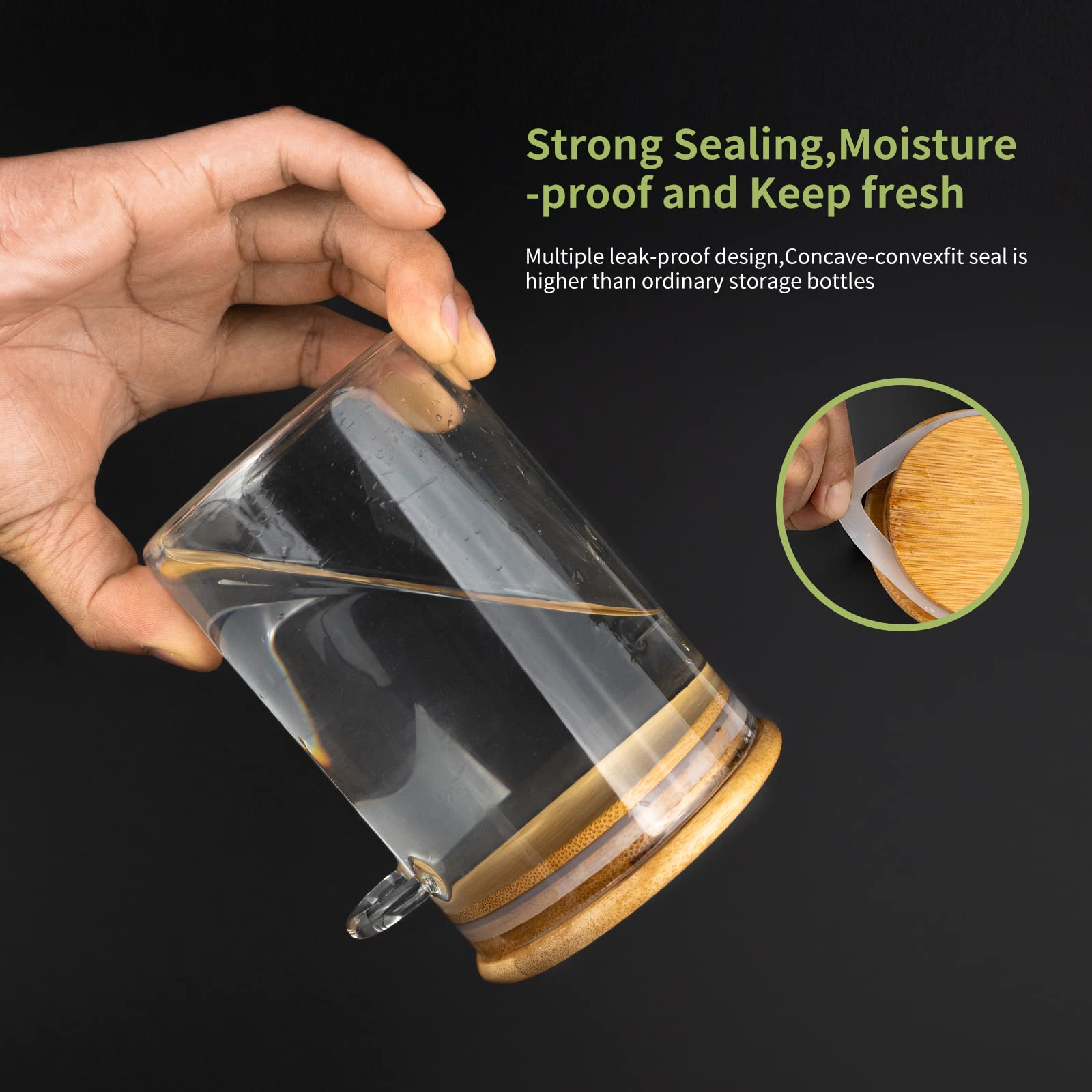 Airtight Food Storage Plastic  - Tea Coffee Sugar Container 评论和价格