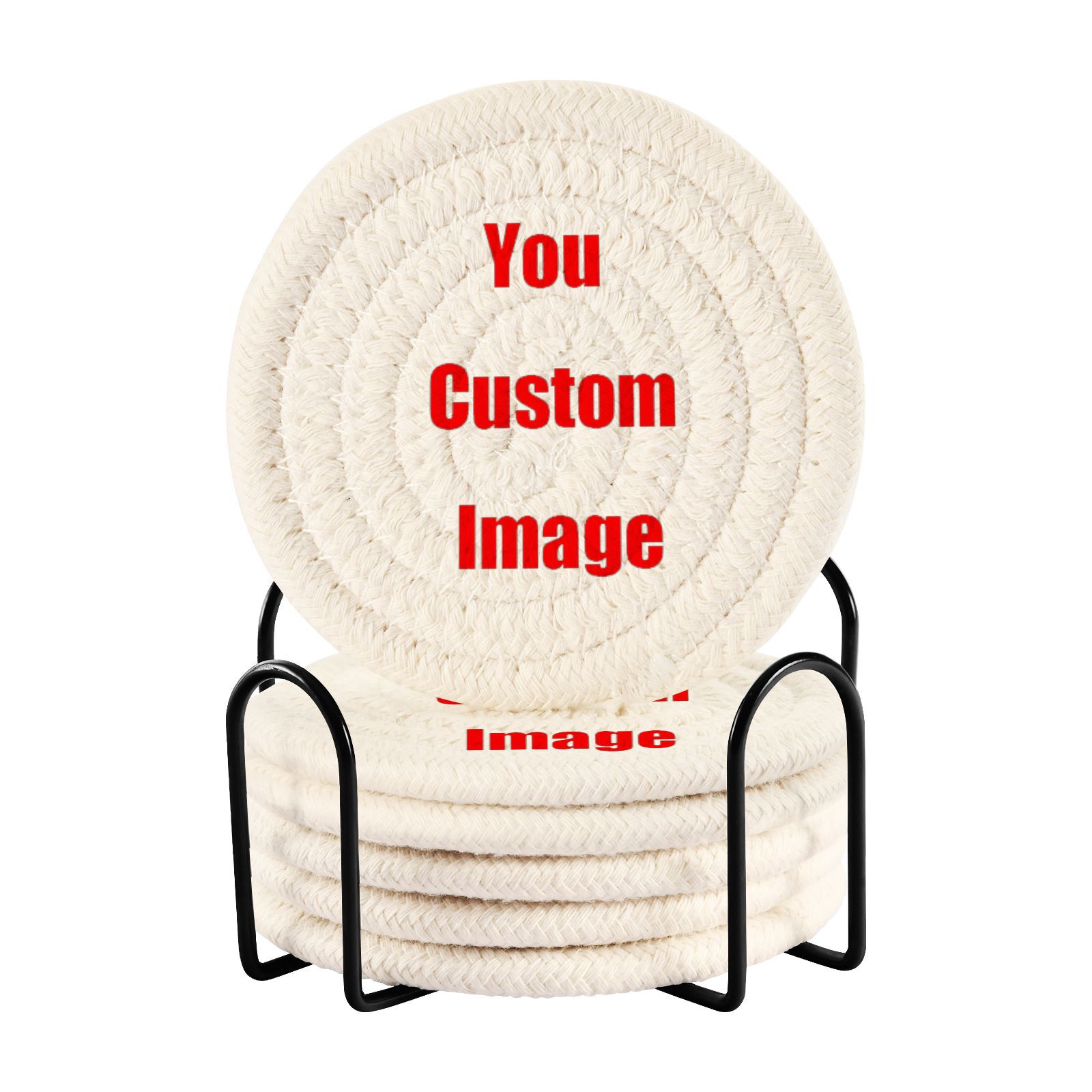 6Pcs Cup Coasters for Drinks A - Coffee Tea Images 评论和价格