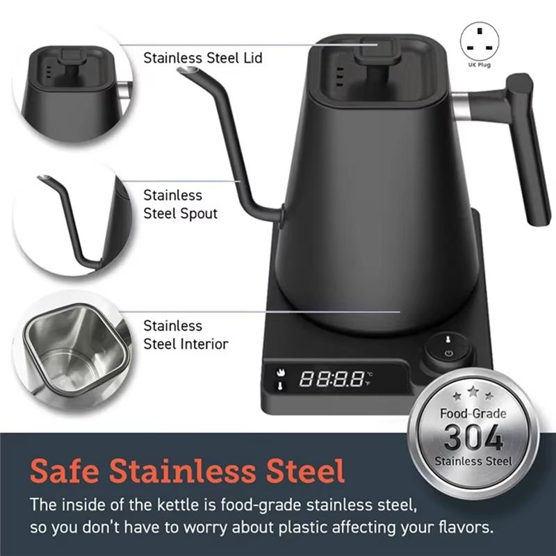 Gooseneck Electric Kettle With - Coffee Tea Uk 评论和价格