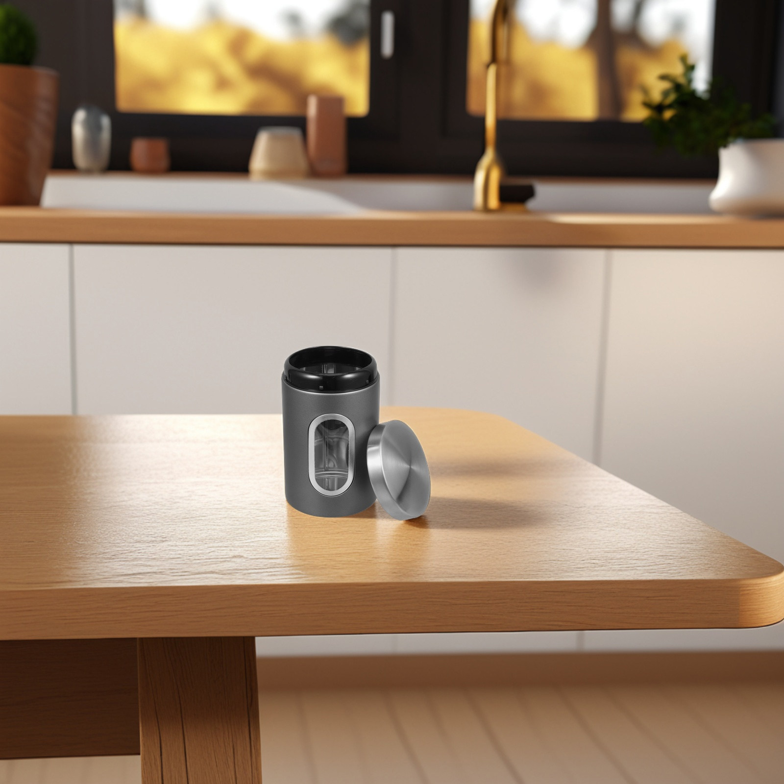Stainless Steel Storage Canist - Tea Coffee Sugar Container 评论和价格