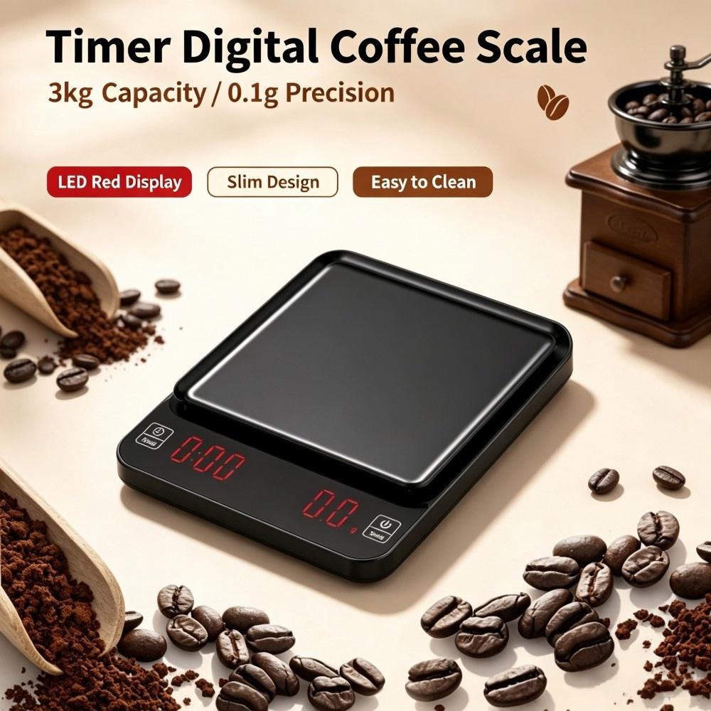 3kg/0.1g High Precision Digita - Coffee & Tea Difabis 评论和价格