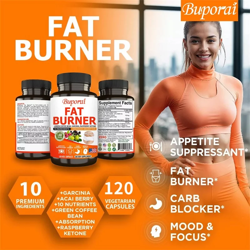 Fat Burner Capsules - Healthy  - Coffee Tea Green 评论和价格