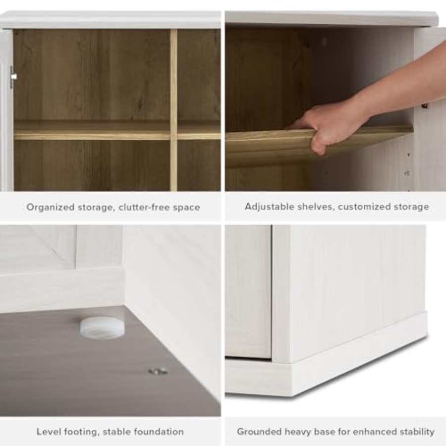 Small modular oak storage cabi - Coffee & Tea Difabis 评论和价格