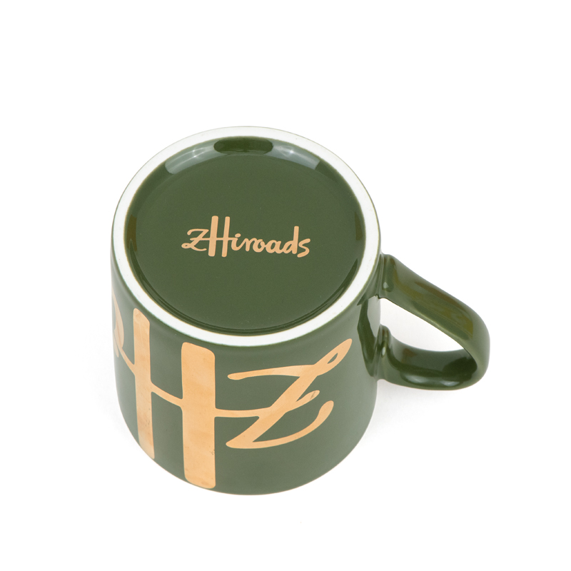 Luxury Bone China Coffee Mug E - Coffee Tea Green 评论和价格