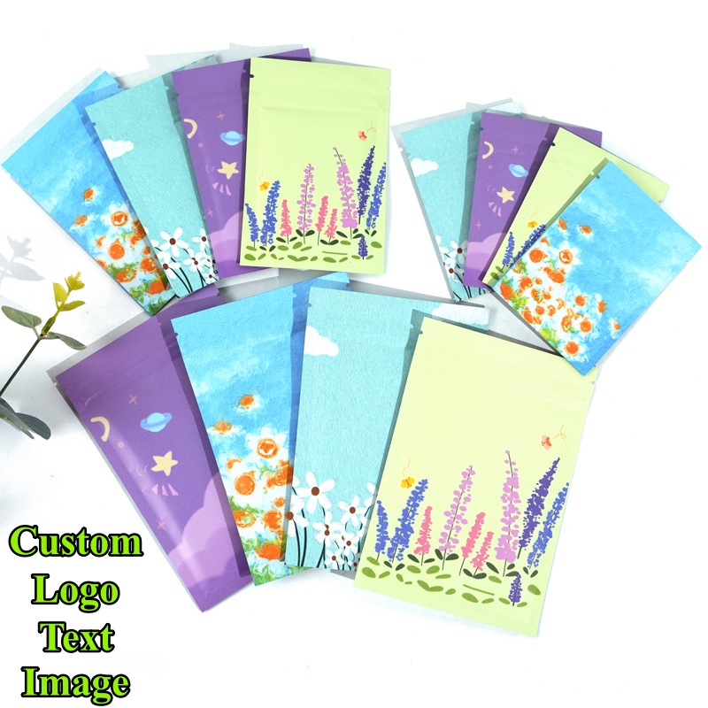 200PCS Flat Aluminum Foil Zipl - Coffee Tea Images 评论和价格
