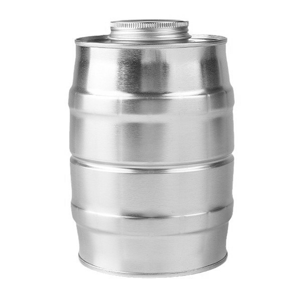 Retro Wine Barrel Shaped Tinpl - Coffee Tea And Sugar Canisters 评论和价格