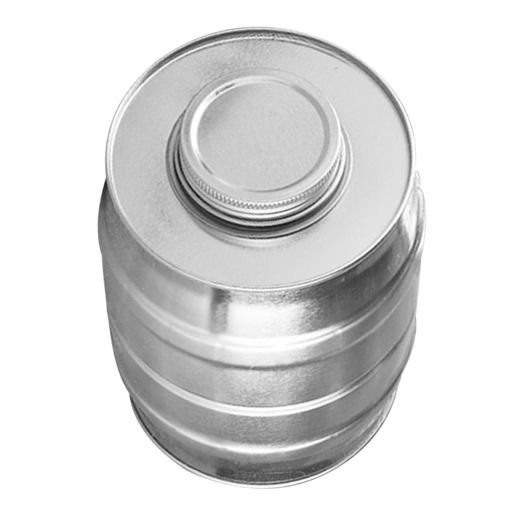 Retro Wine Barrel Shaped Tinpl - Coffee Tea And Sugar Canisters 评论和价格