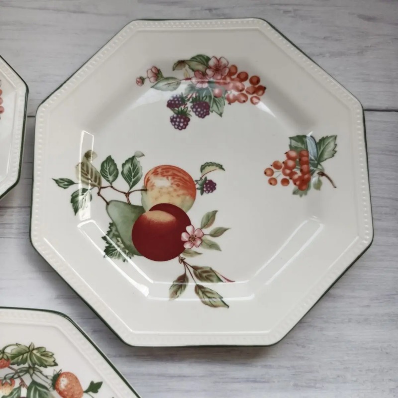 Hand painted green side , frui - Coffee Tea Green 评论和价格