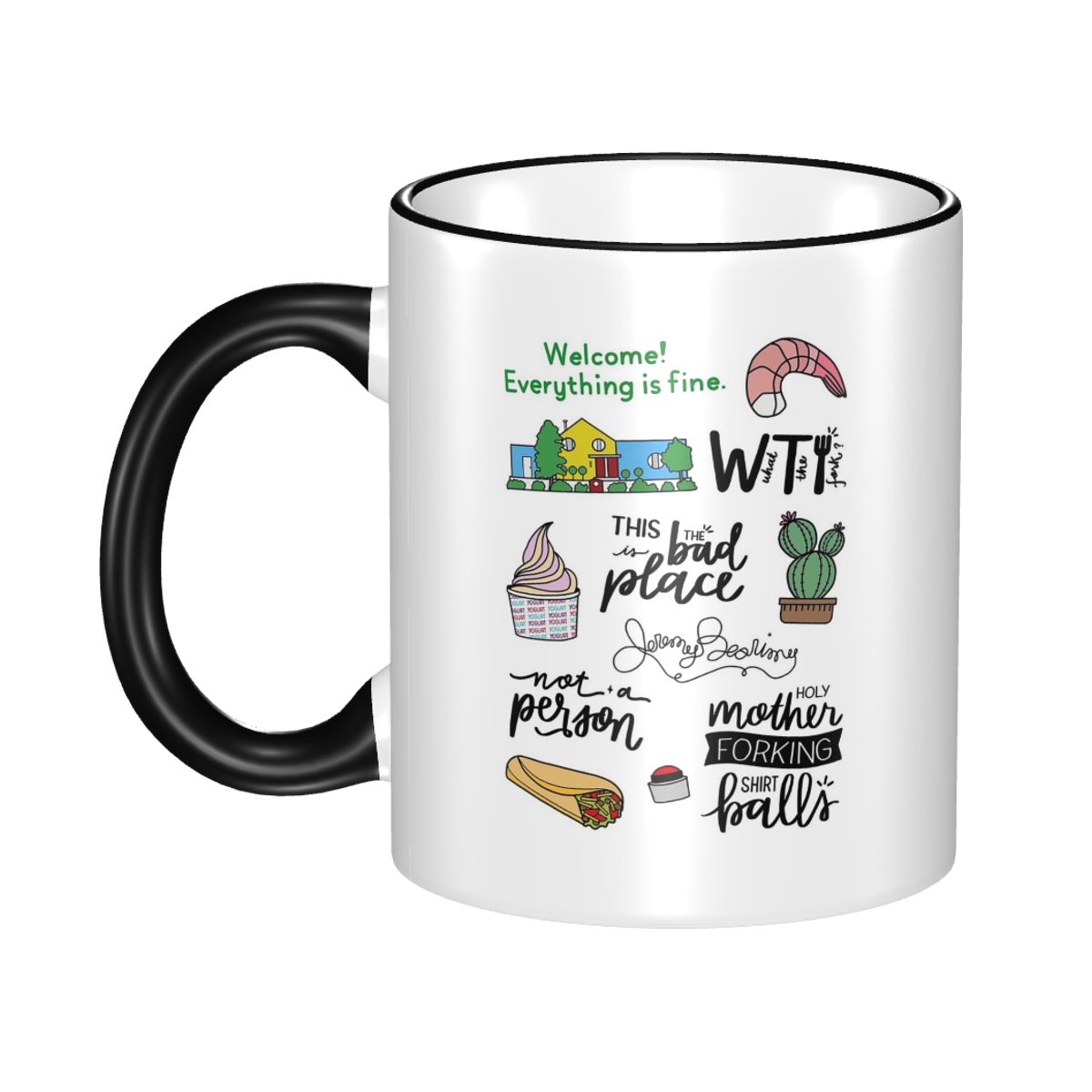 The Good Place TV Show Art Mug - Coffee Tea Place 评论和价格