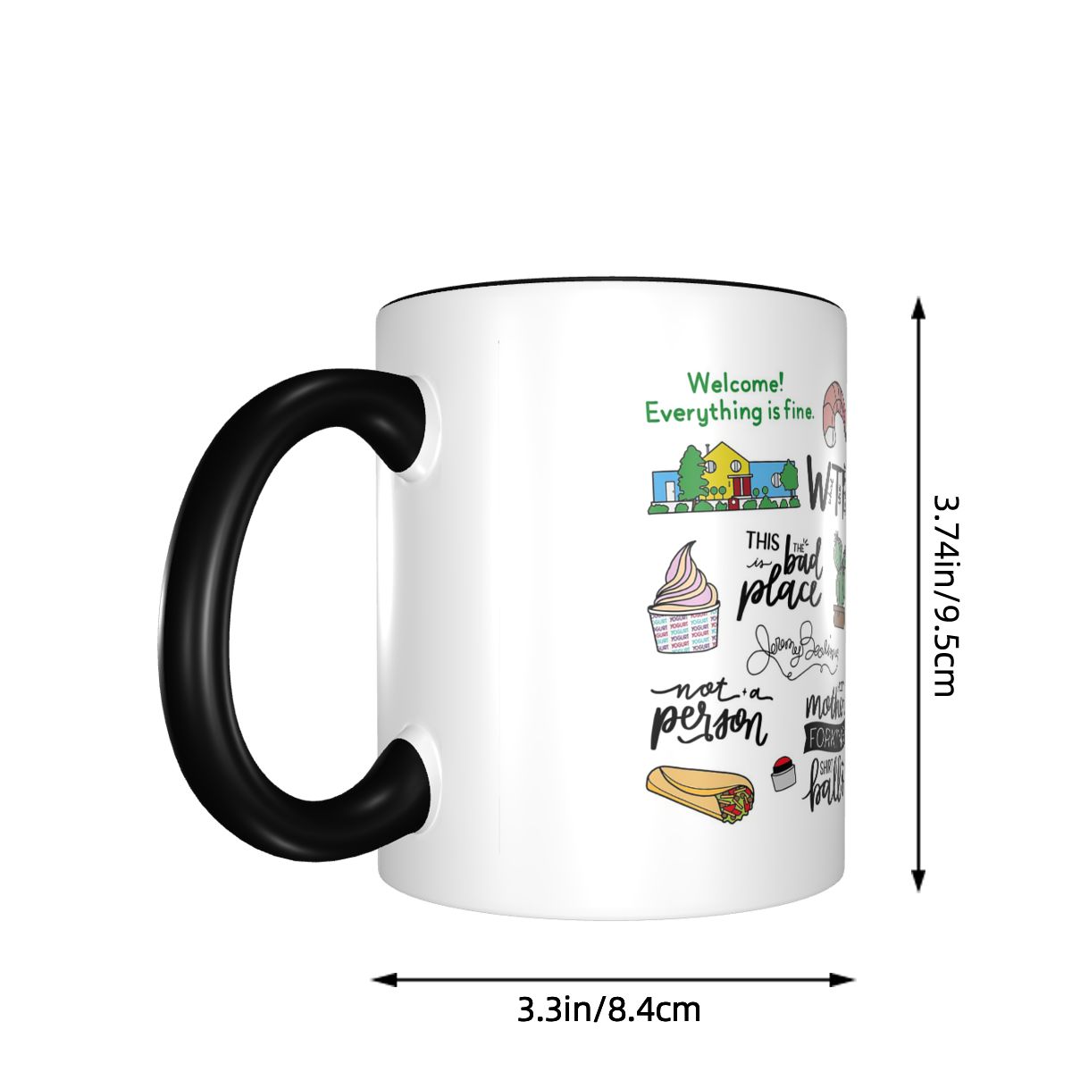 The Good Place TV Show Art Mug - Coffee Tea Place 评论和价格