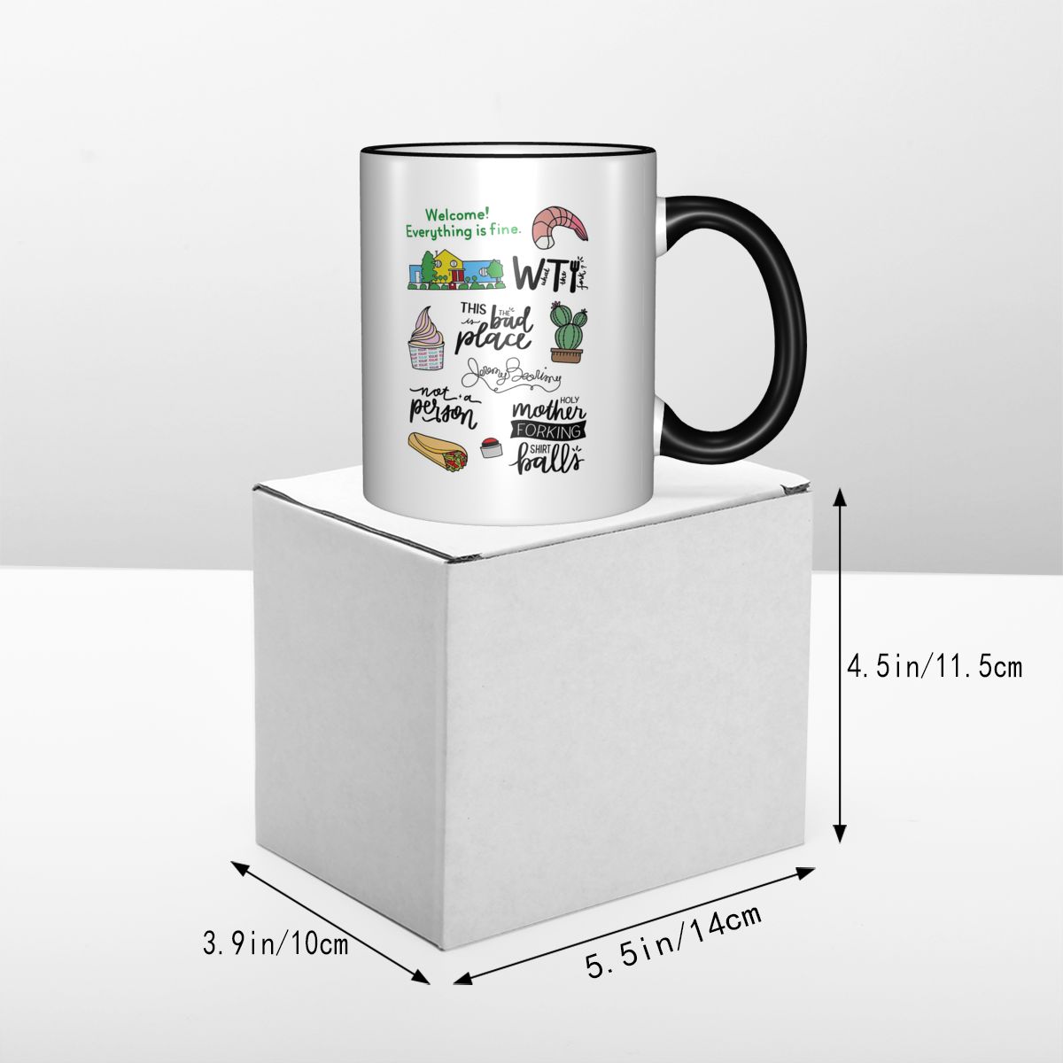 The Good Place TV Show Art Mug - Coffee Tea Place 评论和价格