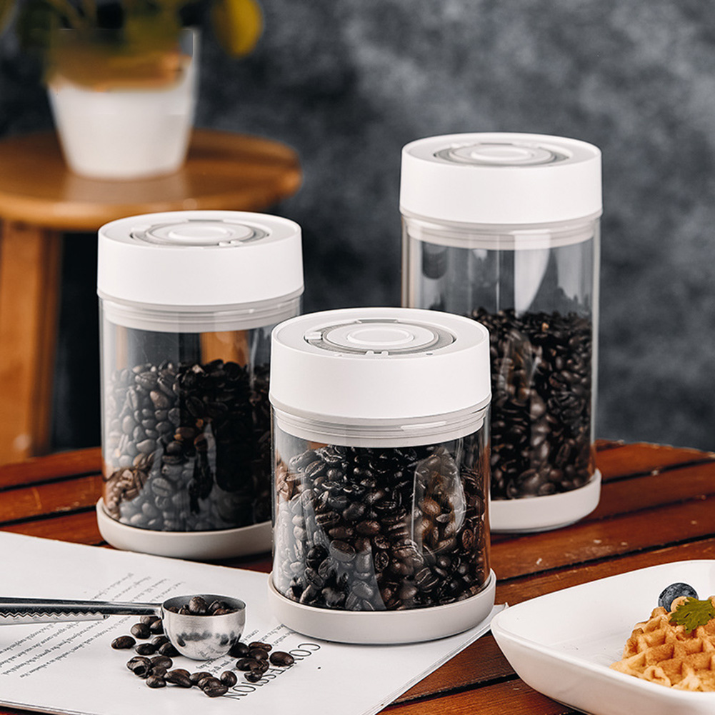Kitchen Moisture-proof Glass C - Coffee Tea Jars 评论和价格