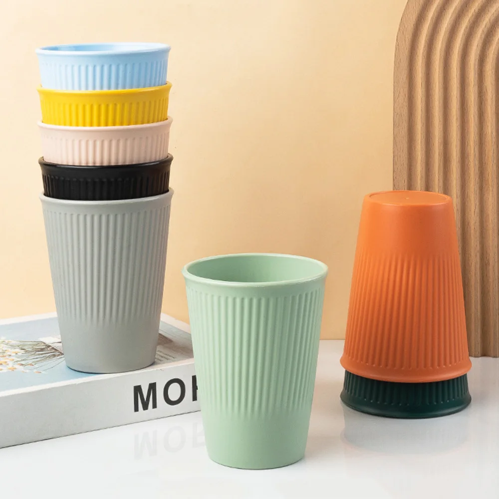 6Pcs Green Washable Wheat Stra - Coffee Tea Green 评论和价格