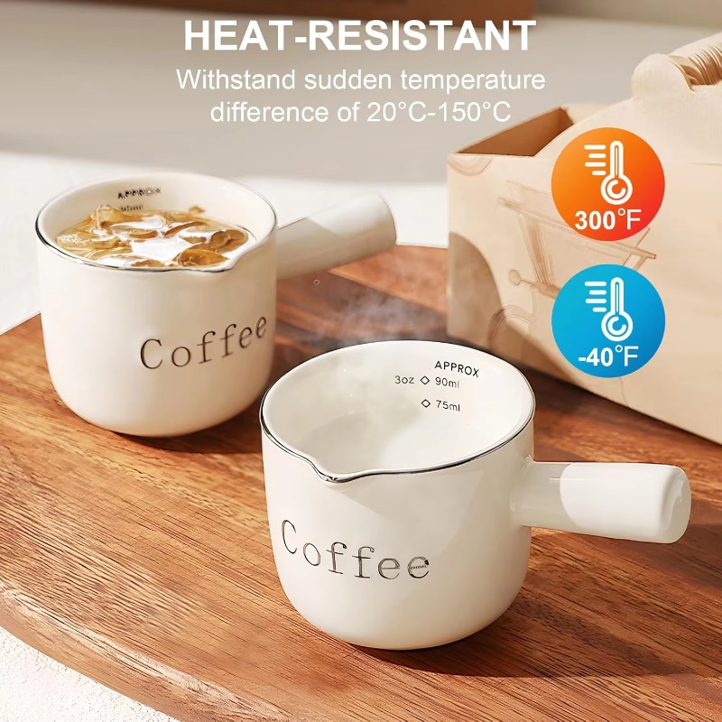 Mini Ceramic Coffee Cup with H - Coffee Tea Espresso 评论和价格