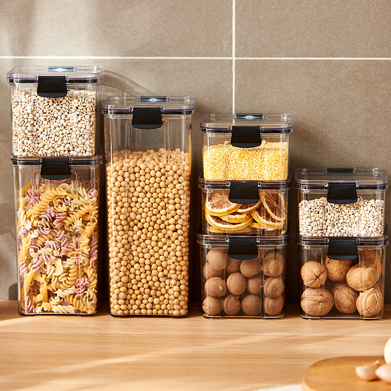 Sealed Jars Kitchen Grain Stor - Tea Coffee Sugar Container 评论和价格