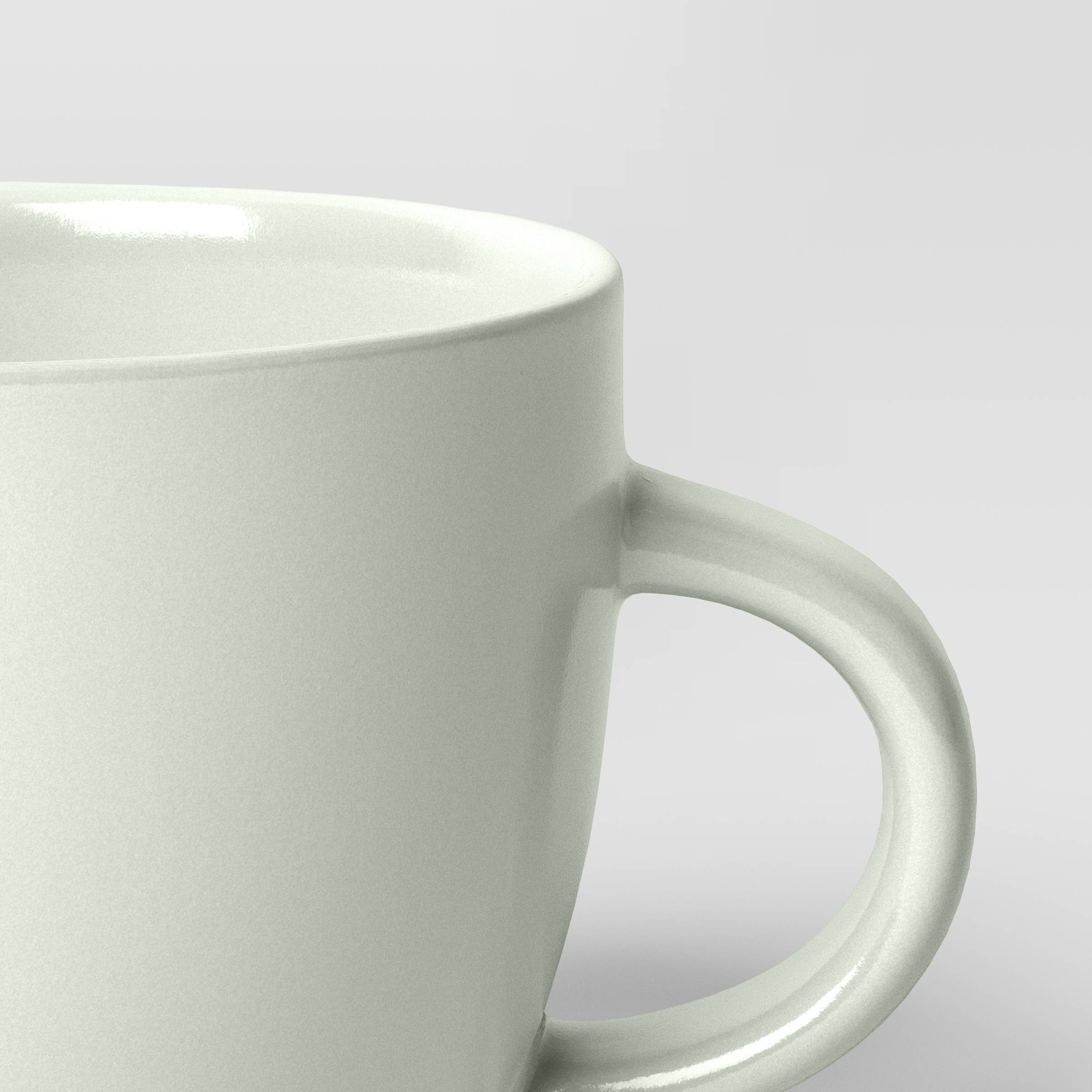 16oz Light Green Stoneware Ave - Coffee Tea Green 评论和价格