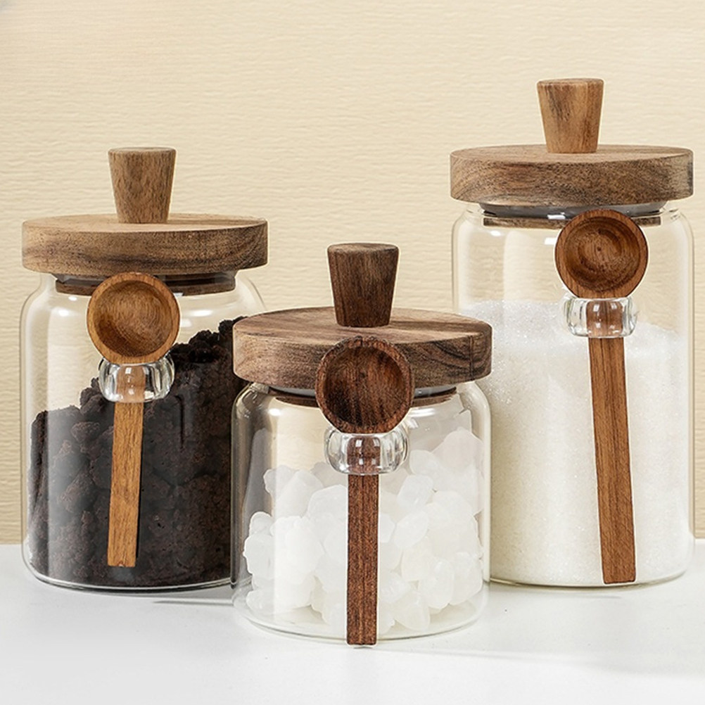 Glass Coffee Bean Storage Jar  - Coffee Tea And Sugar Canisters 评论和价格