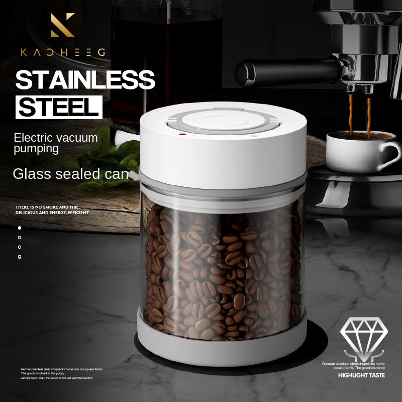 Electric Vacuum Coffee Beans G - Coffee Tea And Sugar Canisters 评论和价格