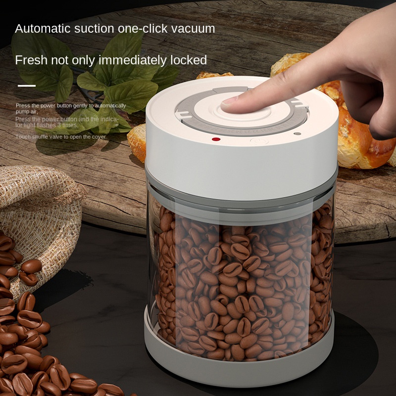 Electric Vacuum Coffee Beans G - Coffee Tea And Sugar Canisters 评论和价格