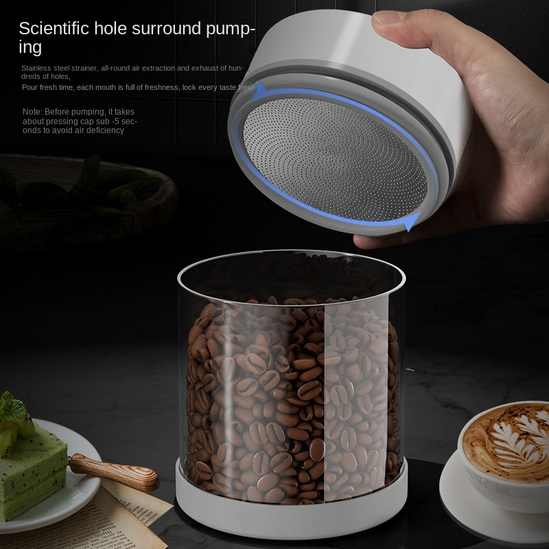 Electric Vacuum Coffee Beans G - Coffee Tea And Sugar Canisters 评论和价格