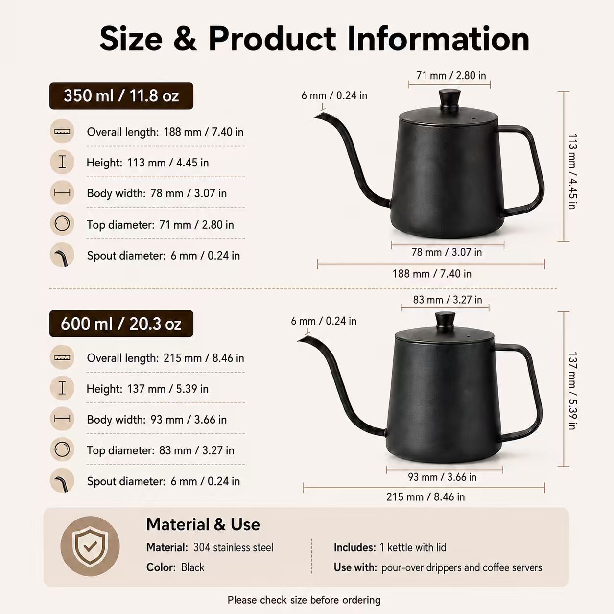 304 Stainless Steel Coffee Pot - Coffee Tea And Sugar Canisters 评论和价格