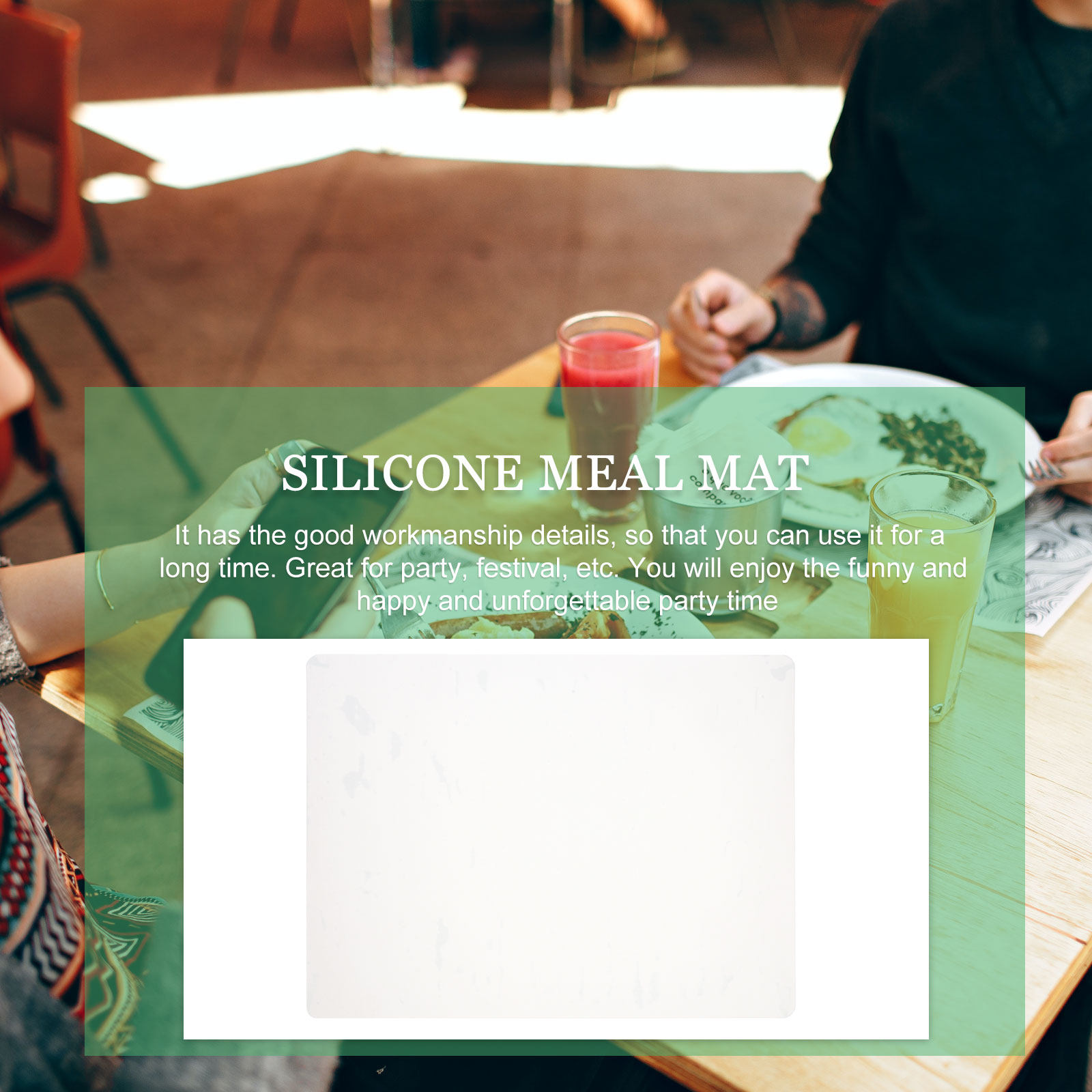 4Pcs Silicone Place Mat Heat-R - Coffee Tea Place 评论和价格