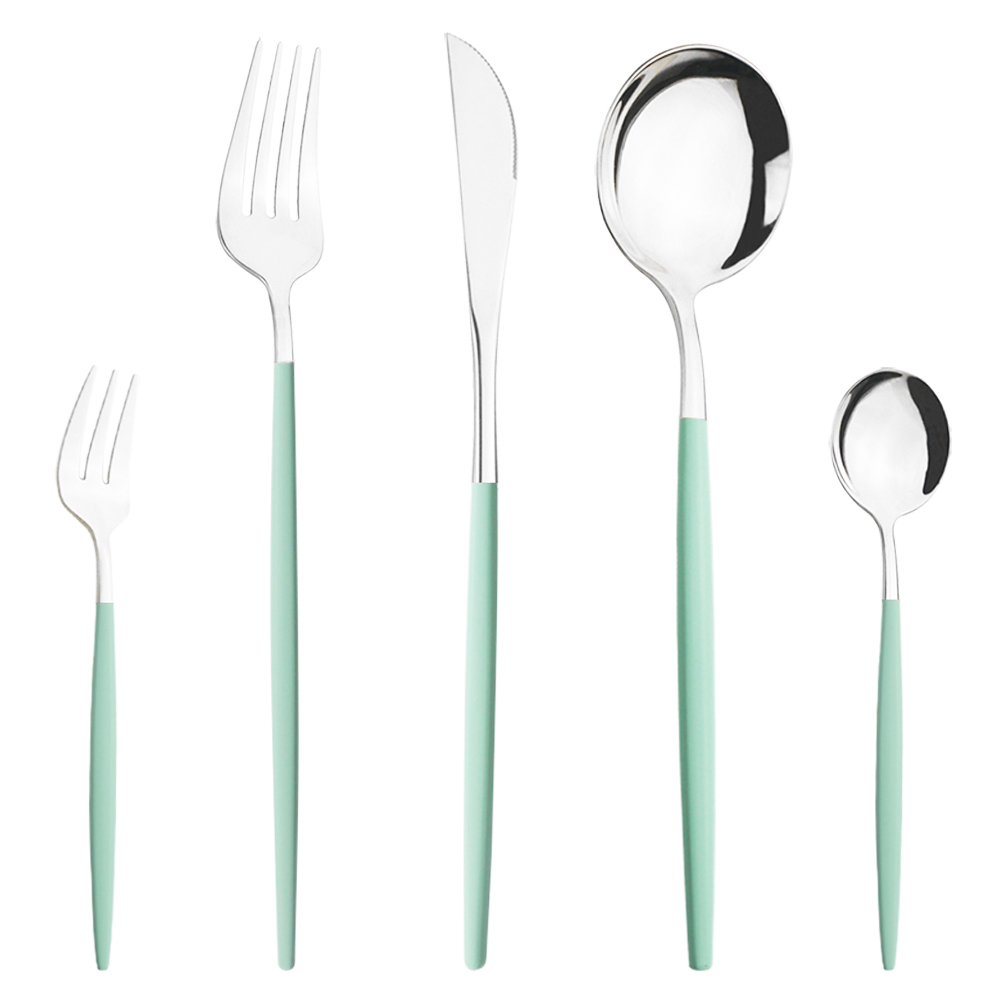 Silverware Mint Green Silver 5 - Coffee Tea Green 评论和价格