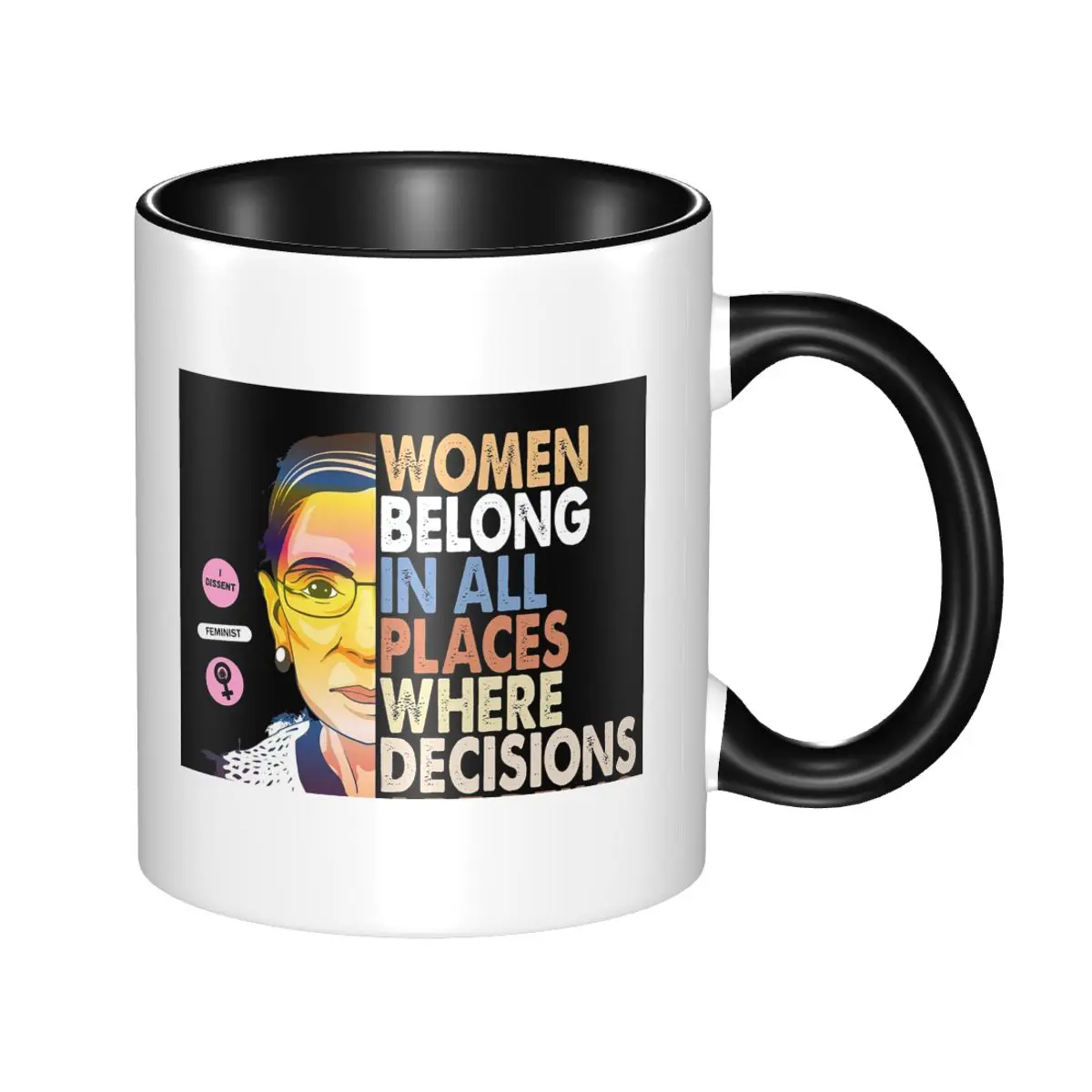 RBG Ruth Bader Ginsburg Women  - Coffee Tea Place 评论和价格