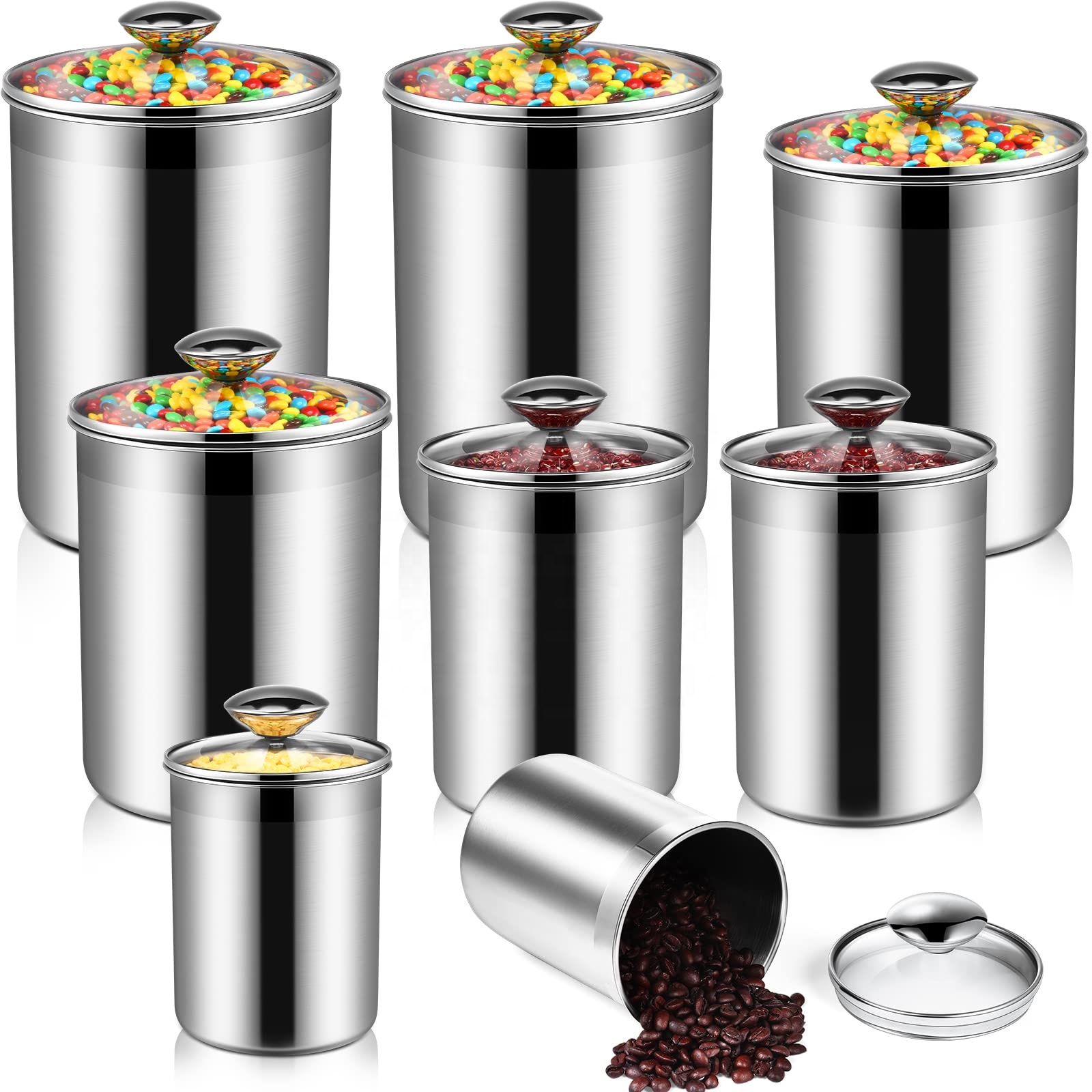 Food Storage Containers Tea Co - Coffee Tea And Sugar Canisters 评论和价格