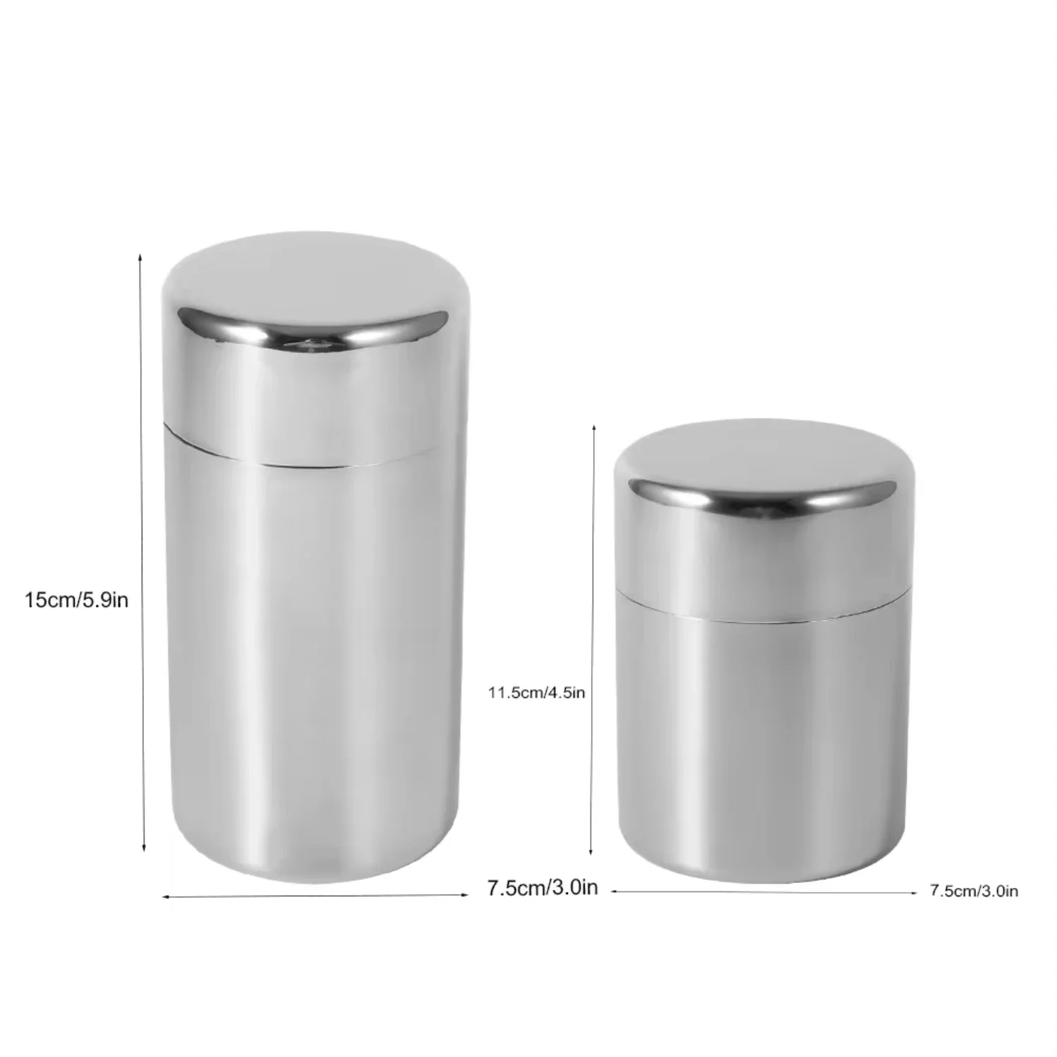 Stainless Steel Tea Leaf Tins  - Coffee Tea And Sugar Canisters 评论和价格