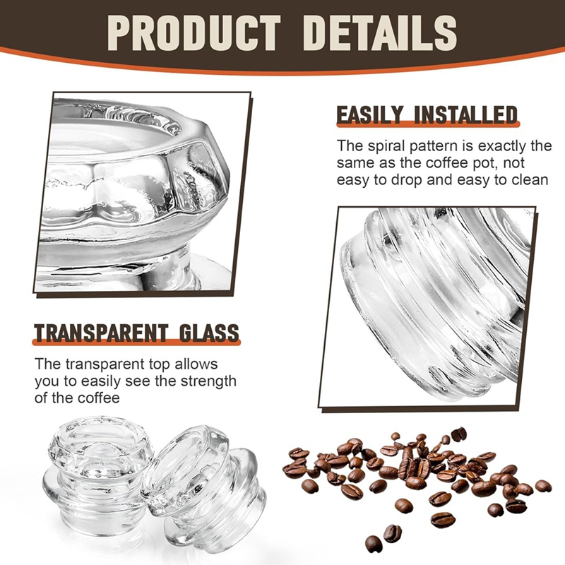 Coffee Percolator Glass Top Re - Coffee & Tea Difabis 评论和价格