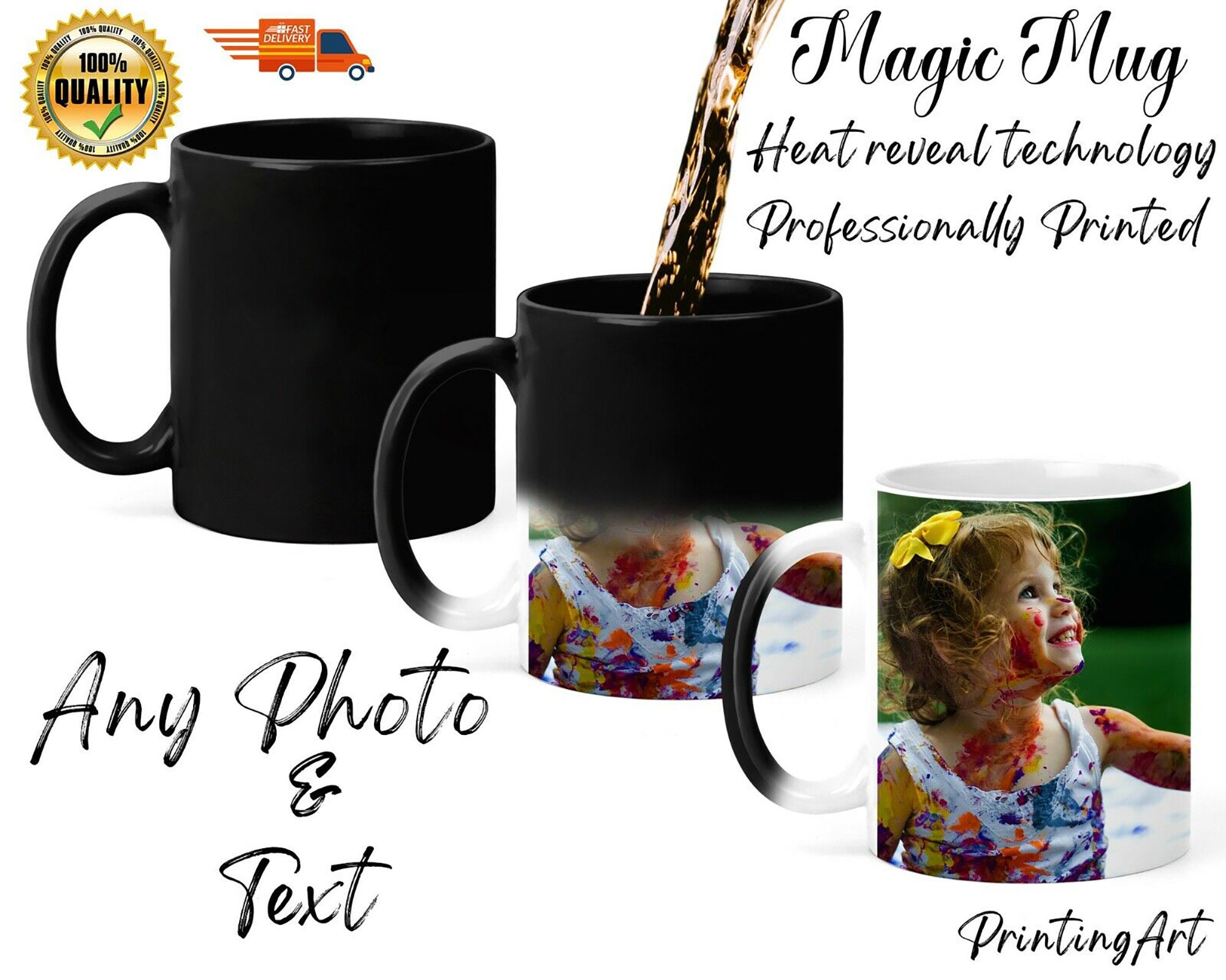 Personalised Gift Mug ,Any Pho - Coffee Tea Images 评论和价格