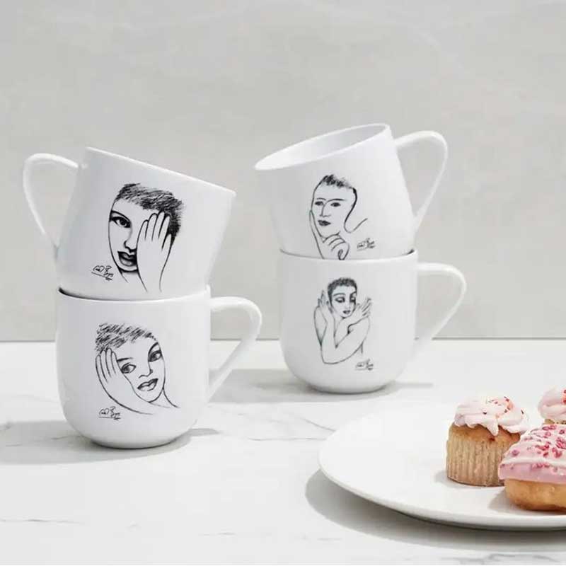 Carrol Boyes Ceramic Cup Hand  - Coffee Tea Images 评论和价格