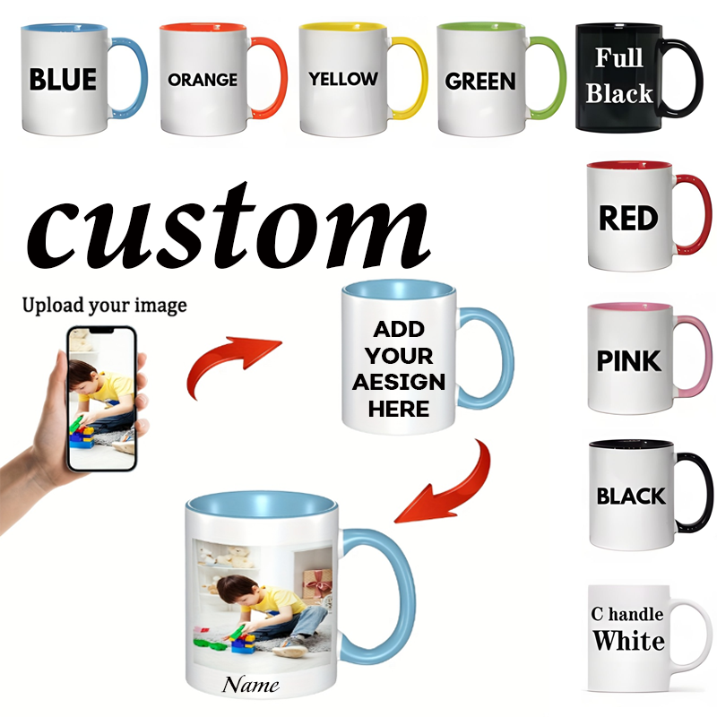 1 11oz Personalized Mug, Custo - Coffee Tea Images 评论和价格
