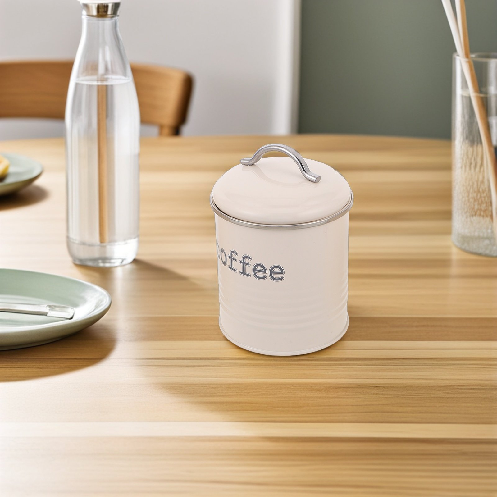 3Pcs Sealed Coffee Bean Contai - Coffee Tea And Sugar Canisters 评论和价格